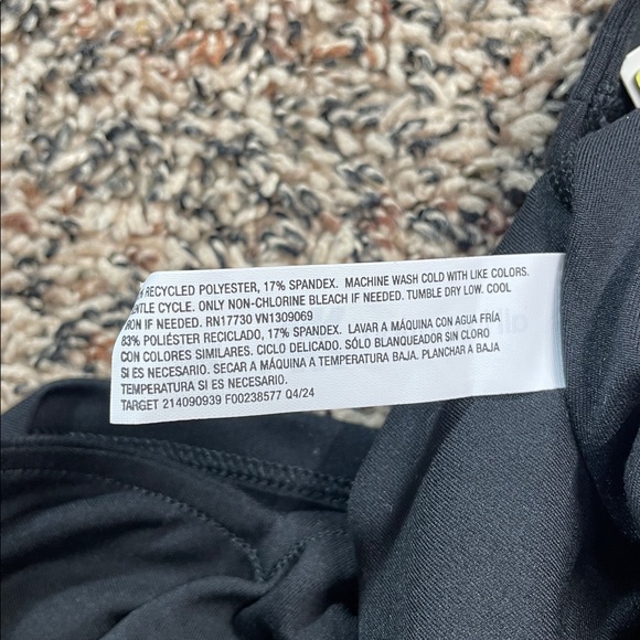 🆕 All in Motion Black Knit Slit Active Mini Dress Size Small | NWT - Picture 7 of 10